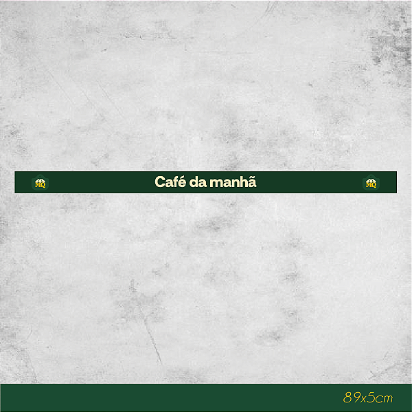 Faixa de Gôndola Café da Manhã 89x5cm - Conveniência