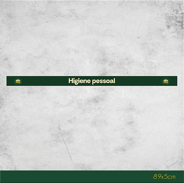 Faixa de Gôndola Higiene Pessoal 89x5cm - Conveniência