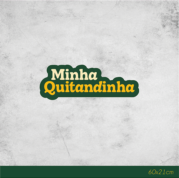 Luminoso Minha Quitandinha 60x21cm