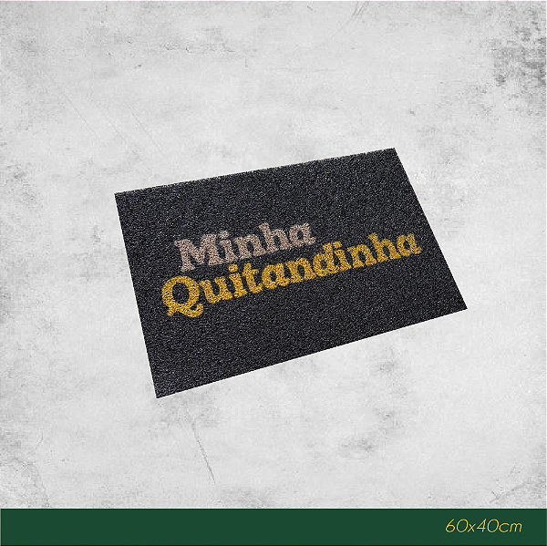 Tapete Capacho Minha Quitandinha 60x40cm