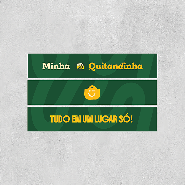 Kit Testeiras para 3 Gôndolas 97x20cm - Conveniência