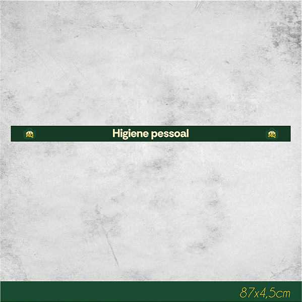 Faixa de Gôndola Higiene Pessoal 87x4,5cm - Empório