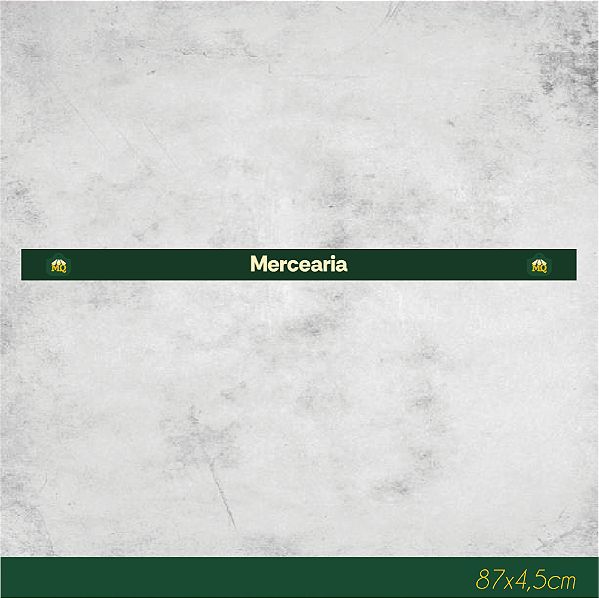 Faixa de Gôndola Mercearia 87x4,5cm - Empório