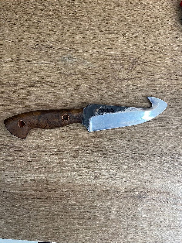 Faca Skiner 6'' Laminada em Aço Carbono 5160 - D'AVILA