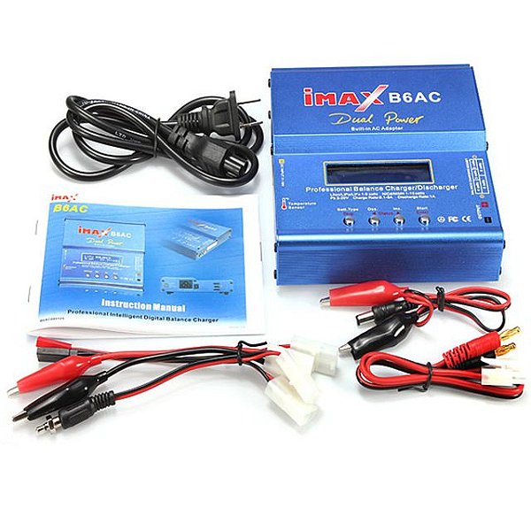 Carregador SkyRC IMAX FF-B6AC - Li-Po/Li-Fe/Ni-MH - Feasso