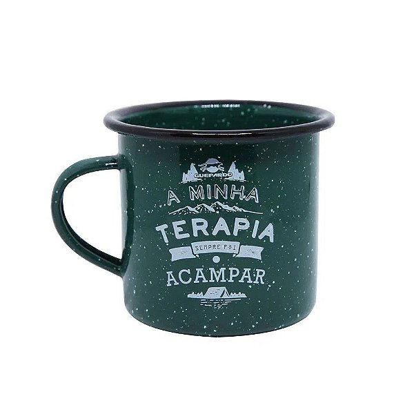 Caneca Esmaltada de Alumínio - Guepardo