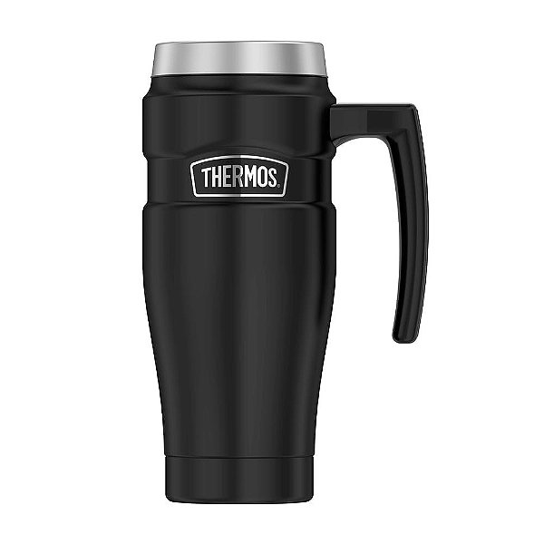Caneca Térmica 470ml Alpes Com Alça Preta - Thermos