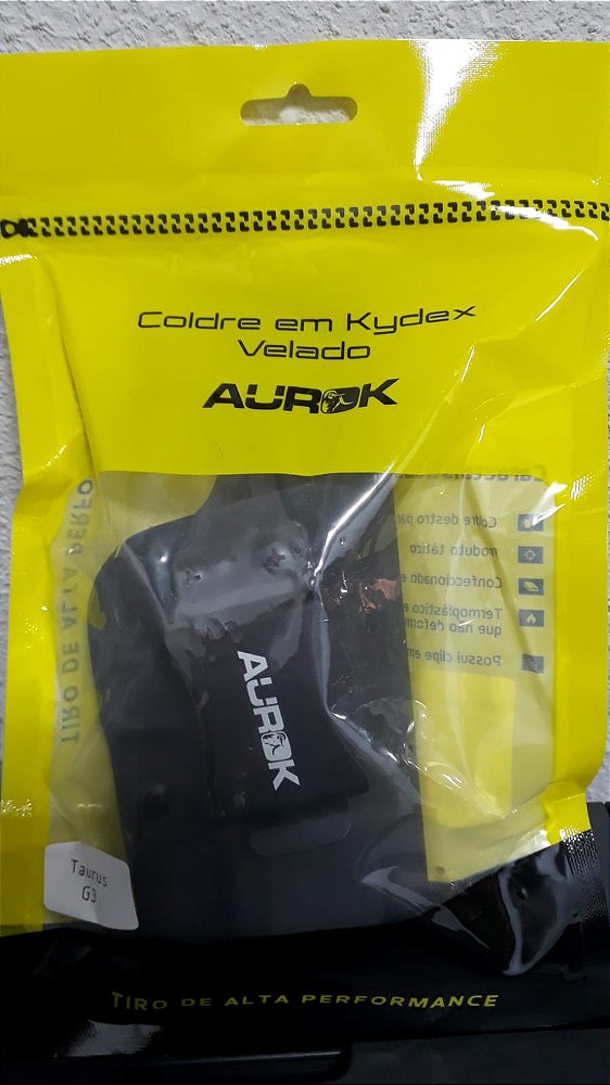 Coldre Velado Kydex Taurus G3 Preto - Aurok