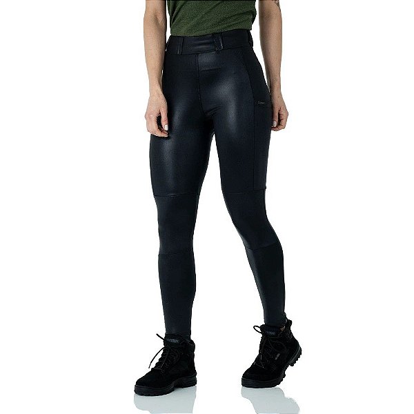 Calça Legging Fem. Skadi Glow Invictus - Preta