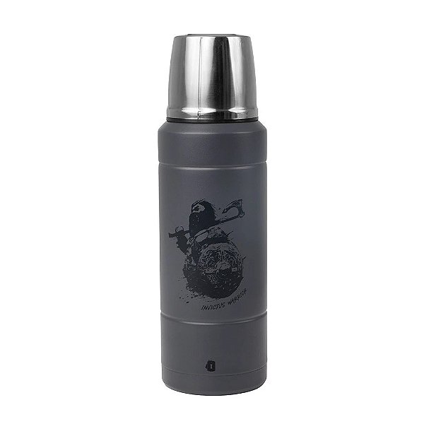 Garrafa Térmica Battalion 1L - Invictus - Cinza