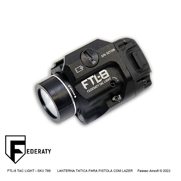 Lanterna Airsoft FlashLight c/ 500 Lumens