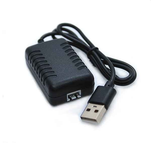 Carregador de Bateria Leão L2-USB 2A Lipo 2S 7.4v - Airsoft