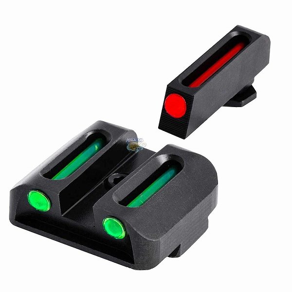 Mira Fo Sig Sauer 8 Maca/8 alça - Verde e Vermelha - Truglo