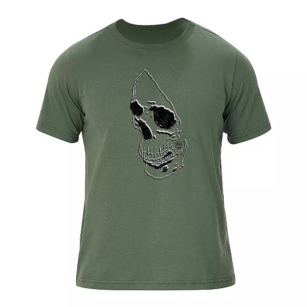 Camiseta Esqueleto BR Force - Verde