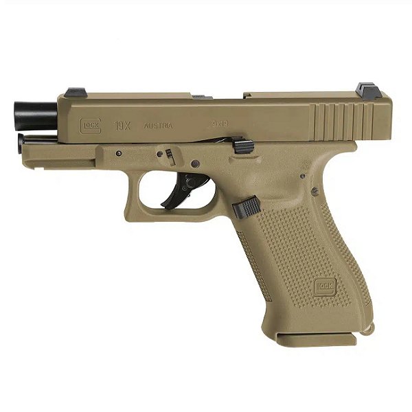 Pistola Glock G19x BB Co2, Cal.4.5mm (.177)BB 18 tiros