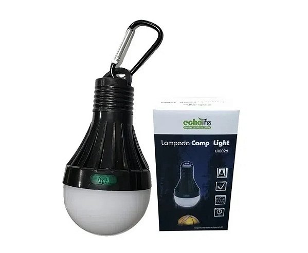 Luminária / Lâmpada Led inteligente Camplight - preto - Echo Life