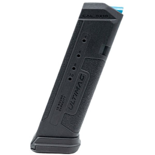 Carregador de Polímero Ultimag G-17 - 18 munições - Preto