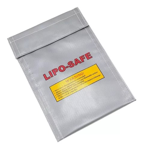 Bolsa Anti-Chama de Carregar Bateria Lipo 20 x 10cm - Leão