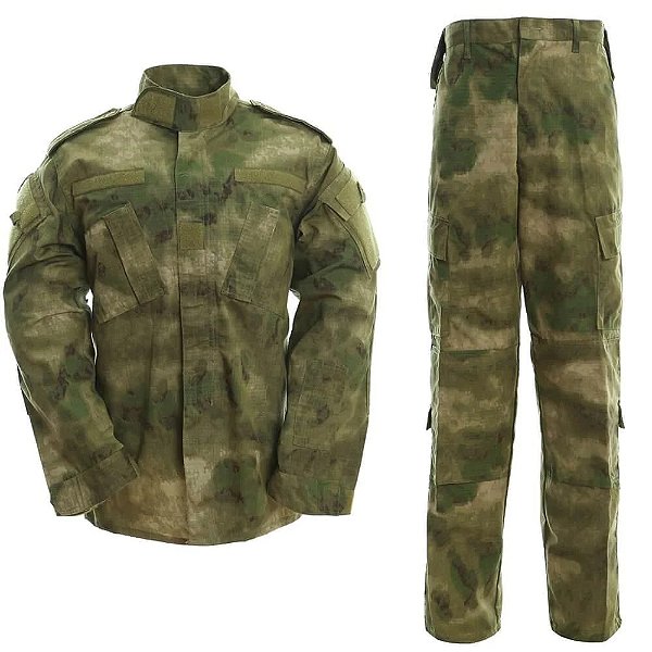 Conjunto de Gandola e Calça Camuflado FG AVB-ACU-FG
