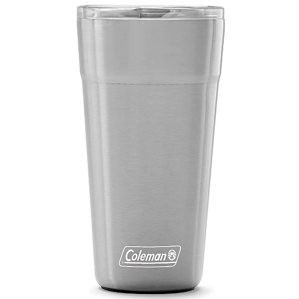 Copo Térmico Com Tampa 600ml - Inox - Coleman