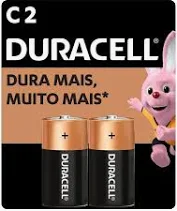 Pilha C2 Media  com 2 unidades - Duracell