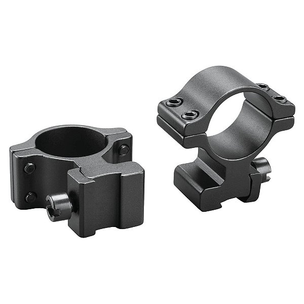 Mount para trilho 22 mm em alumínio Tasco p/ lunetas 1pol. Alto