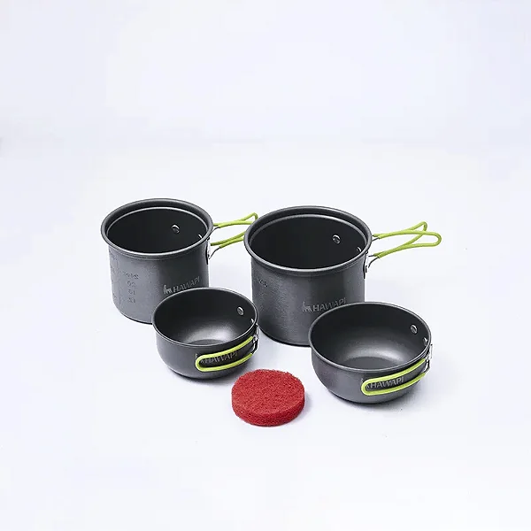 Conjunto de Panelas 4 Peças - Verde Limão - Hawapi