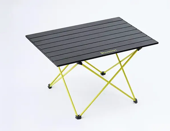 Mesa 46x68 em Alumínio-Verde Limão-Hawapi