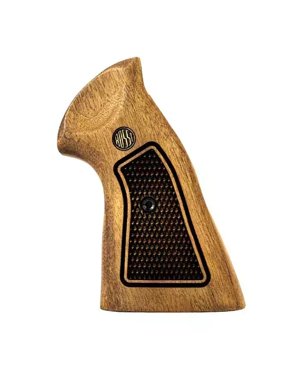 Empunhadura em Madeira Modelo Classic Rossi RM66 e RM64 Logo Rossi - MBT