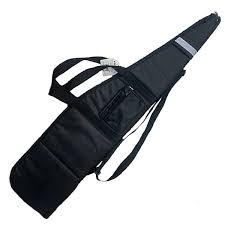 Capa Carabina 1,30m com Porta Luneta Preto - FOX BOY