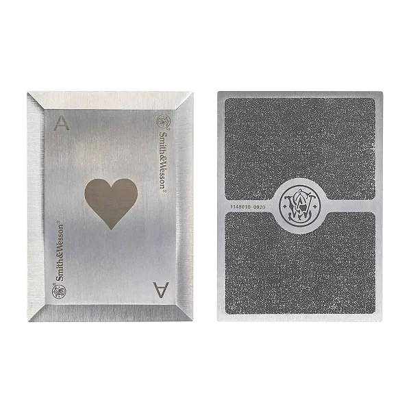 Cartas de arremesso (Baralho) Smith & Wesson Bullseye c/ 4 em aço