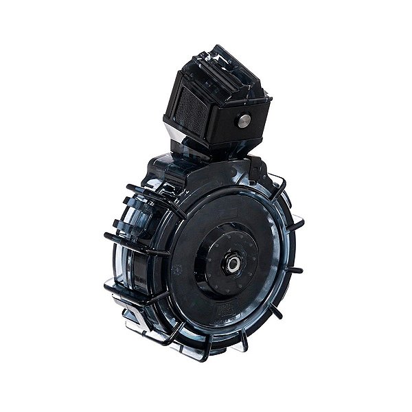 Carregador Rug A-29Auger 10/22 ChargerrM-22 LA(30 tiros)Ad.Smoke Polymer Drum - Pro Mag