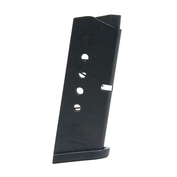 Carregador SMI-20 Smith & Wesson Bodyguard .380ACP (06 tiros)Rd-Blue Stell - Pro Mag