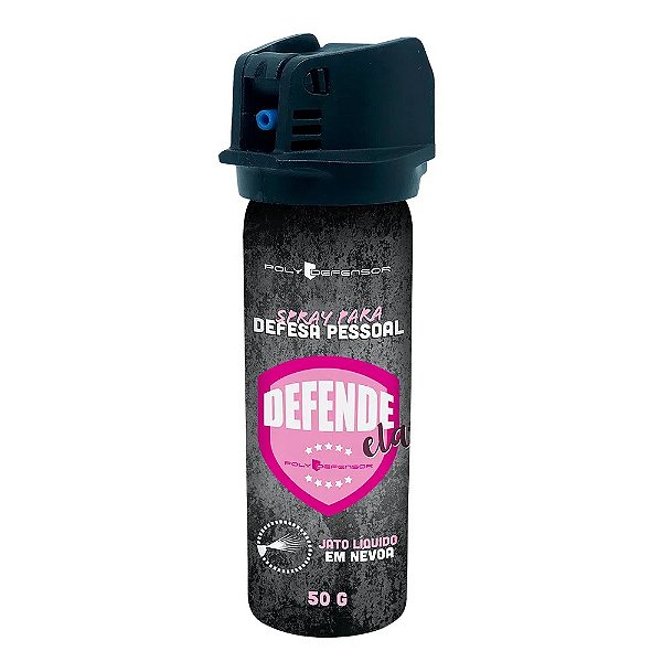 Spray para defesa pessoal tipo nevoa ele - Poly defensor