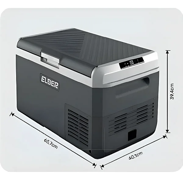 Geladeira Portátil D40 Dark Dual Zone - 40 litros - 12-24v c/ Fonte 110/220v - Elber