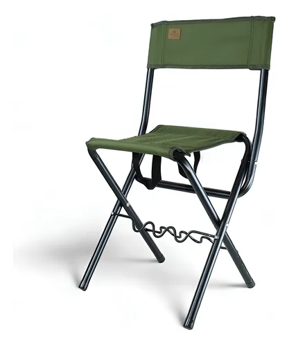 Banqueta Pescador com Apoio para Vara de Pesca - Verde - Nautika