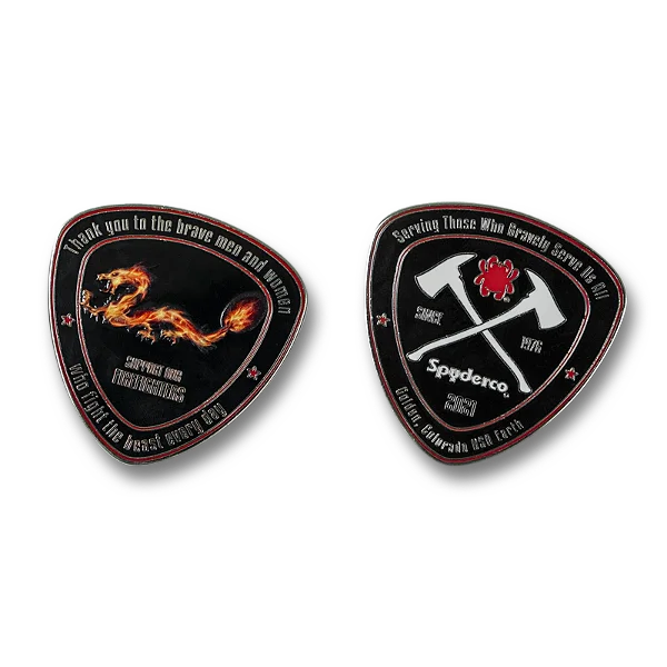 Moeda Colecionavel Fire Dragon Coin 2022 - Spyderco
