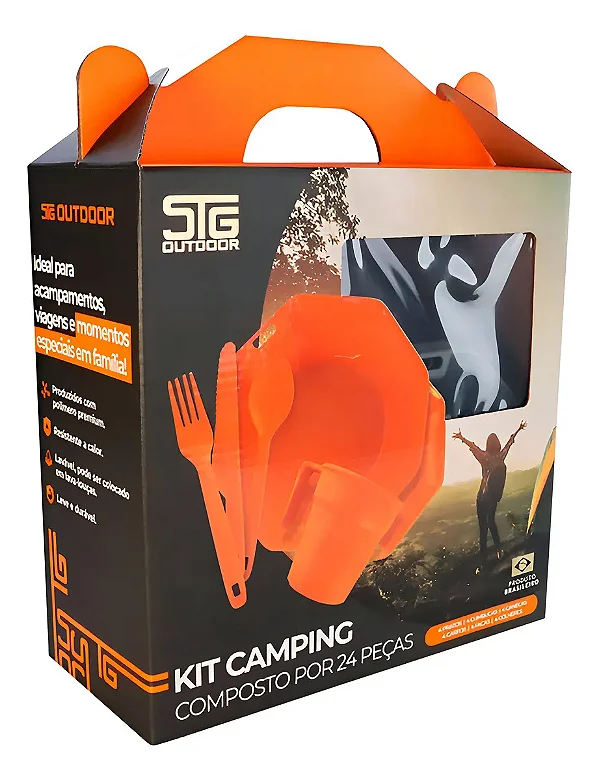 Kit Camping Composto por 24 Peças - Shotgun
