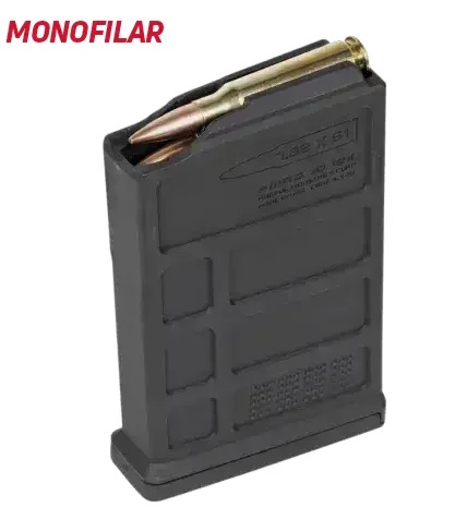 Carregador Monofilar 7.62x51mm/.308win - 10 munic. Preto - Magpul