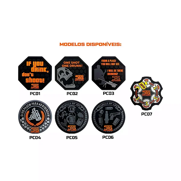 Kit c/ 04 Porta Copos 3D - Shotgun