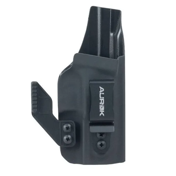 Coldre Velado Kydex Com Aba Glock G17/G19/G45/G25 Preto - Aurok