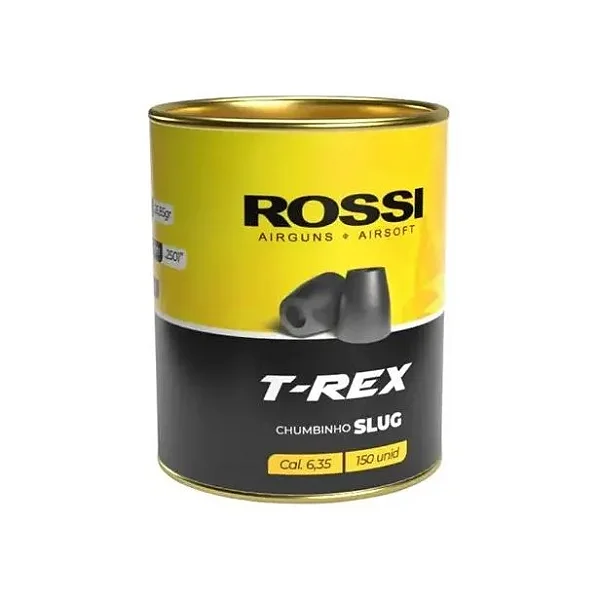 Chumbinho Slug T-Rex 6,35mm (150un) - Rossi