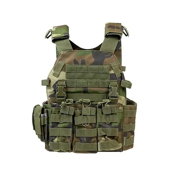 Colete Tático Modular Plate - Woodland - Rossi