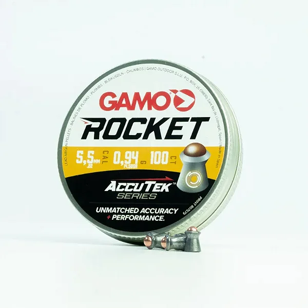 Chumbinho Gamo Rocket Accu Tek Serie 100 - 5,5mm (100un)