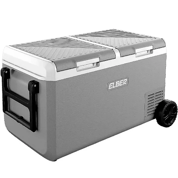 Geladeira Portátil D75 Dual Zone - 75 litros - 12-24v - Elber