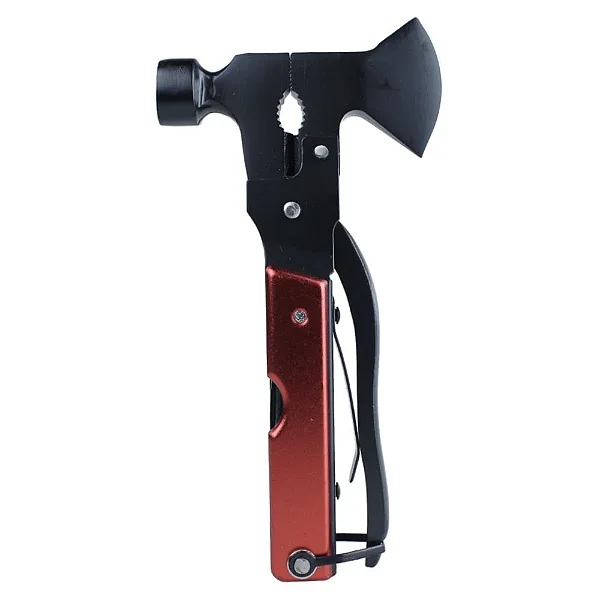 Machado Multiuso Magaiver em Aço Compacto e Diversas Funções p/ Camping - Nautika