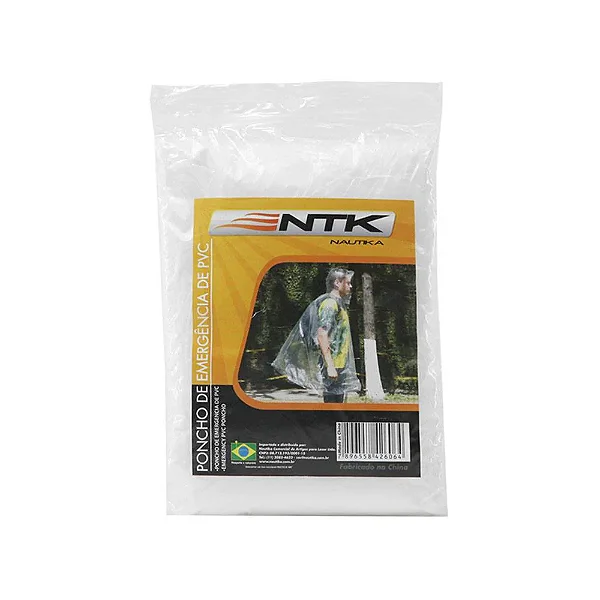 Poncho de Emergência Único - Nautika