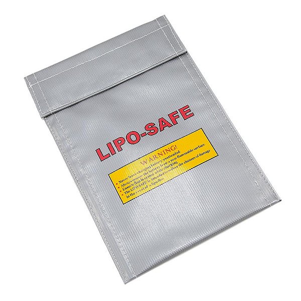 Bolsa Anti-Chama de Carregador Bateria Lipo 20x10cm