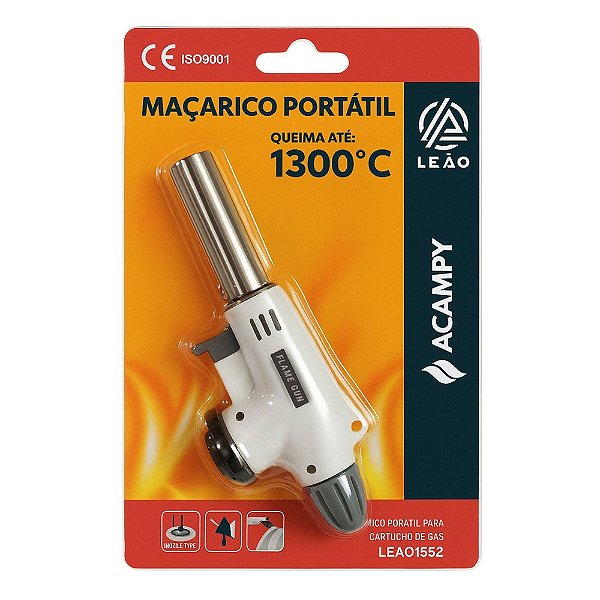Maçarico Portátil para Cartucho de Gás - Leão