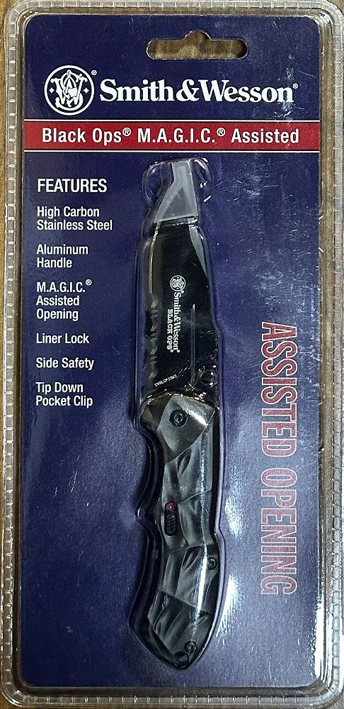 Canivete Black Ops M.A.G.I.C. Assisted - Smith Wesson